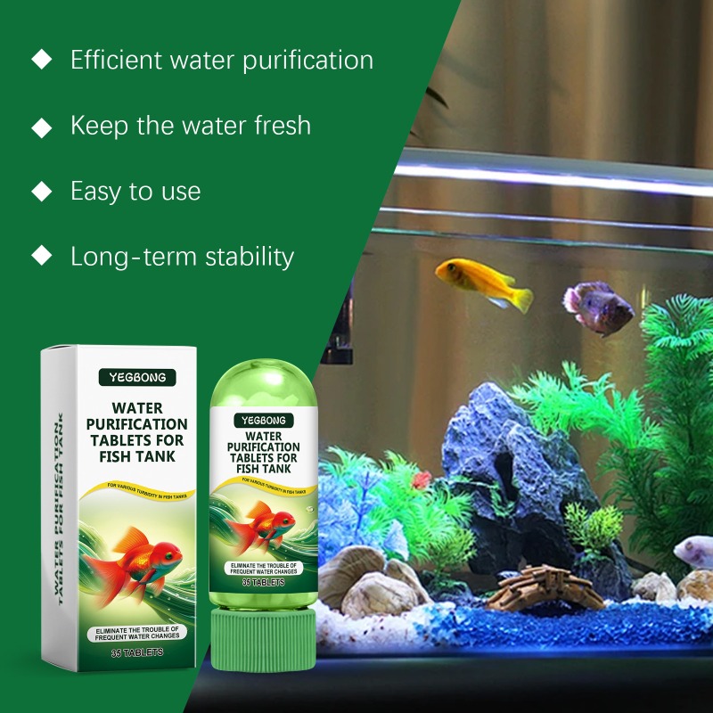 Aquarium Fish Long - Fish Tank Water Purification Tablets Efficient