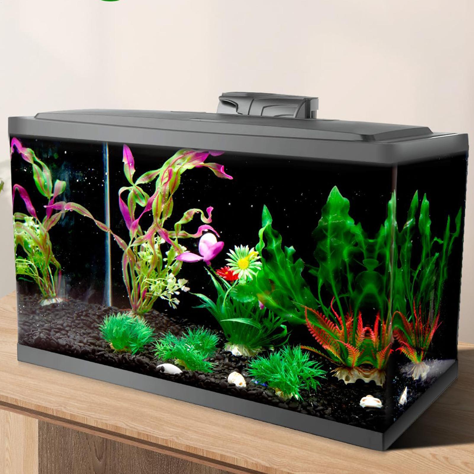 Aquarium Fish Wallpaper - Fish Tank Background Static Cling Black