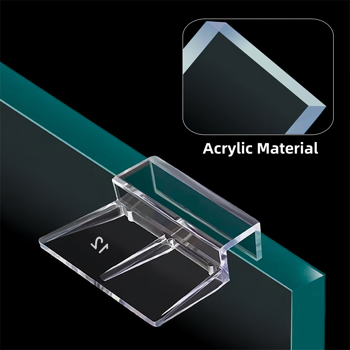 10Pcs Transparent Acrylic Fish - Aquarium Fish Quarantine ulasan dan harga