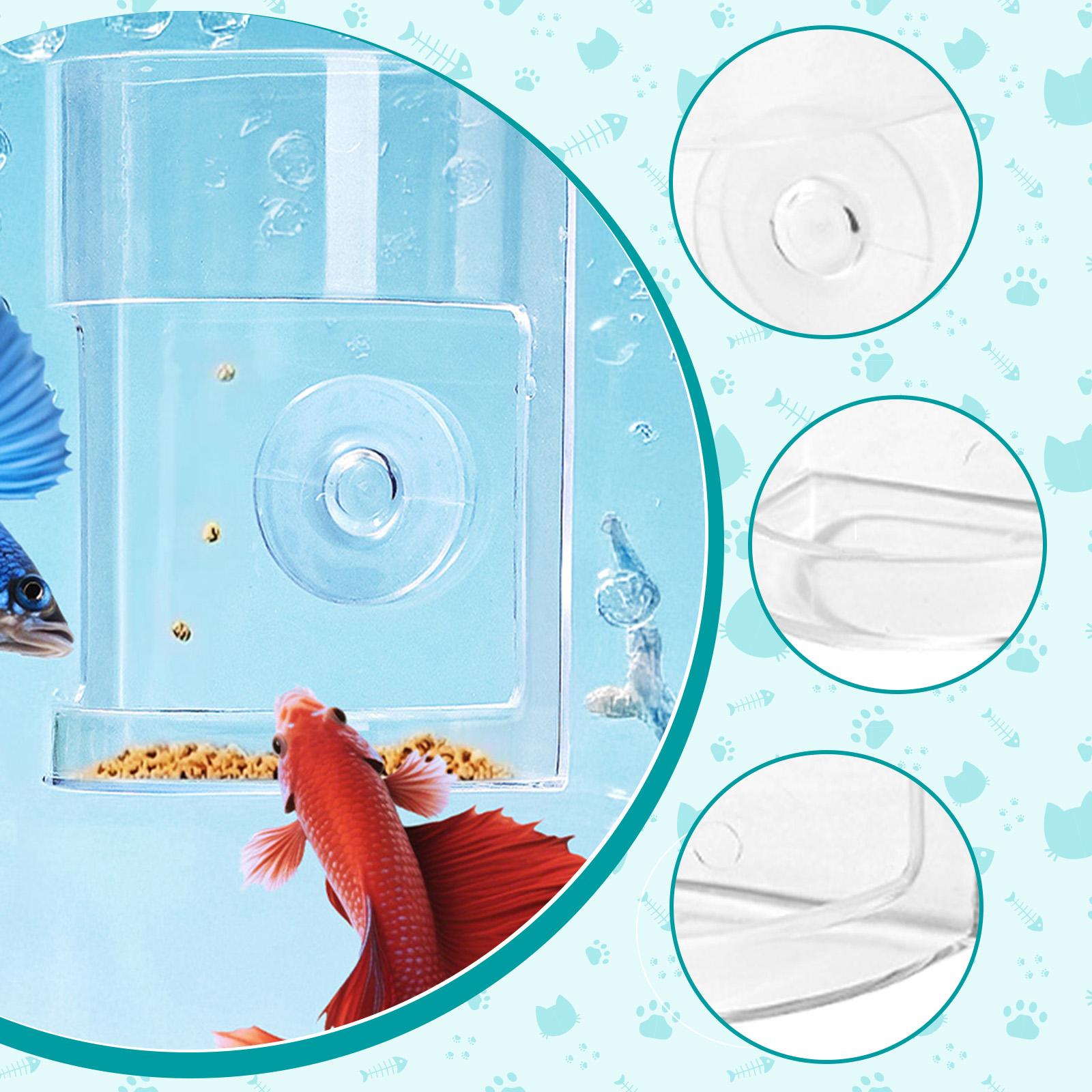 Fish Tank Feeder Clear PS Floa - Aquarium Fish Keeping ulasan dan harga