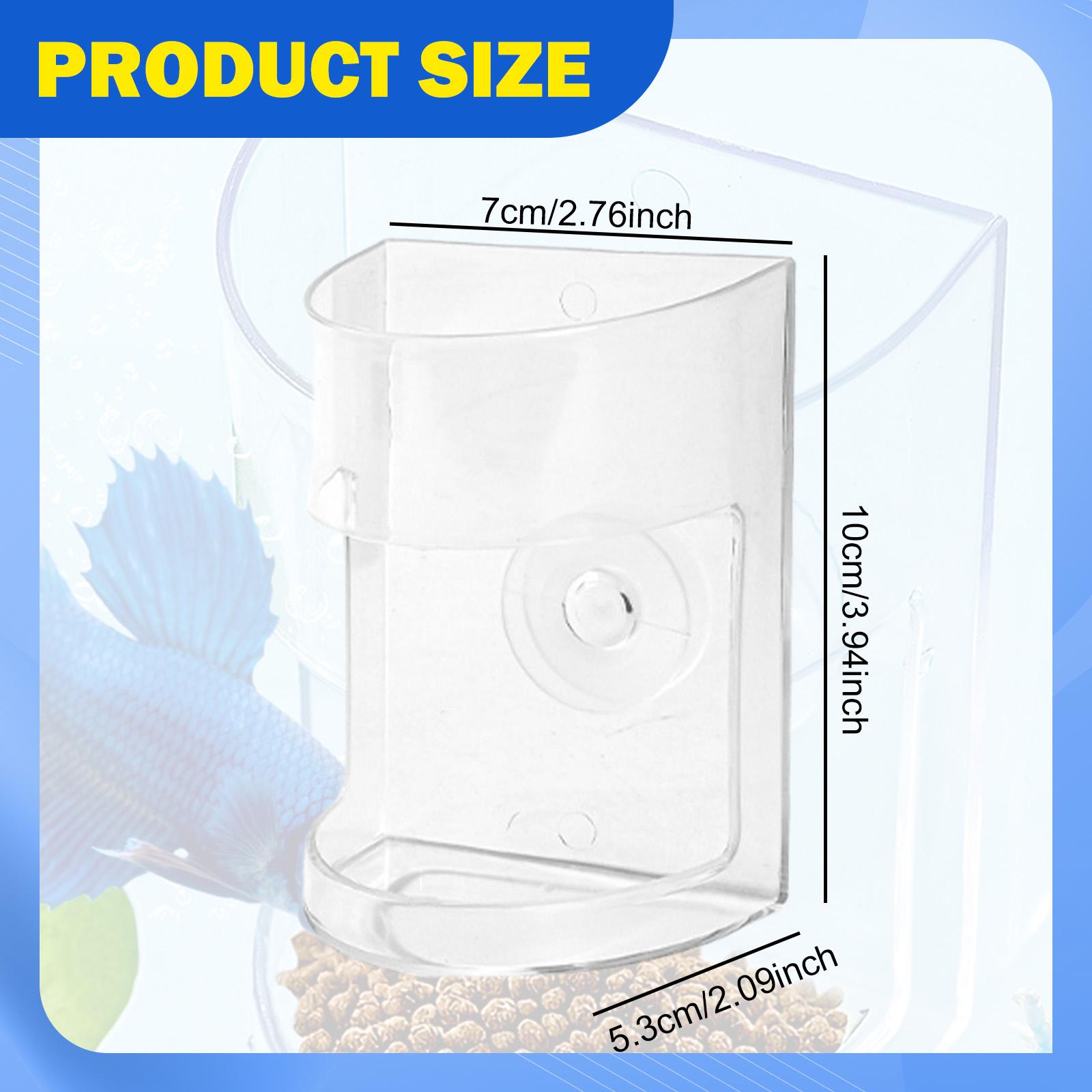 Fish Tank Feeder Clear PS Floa - Aquarium Fish Keeping ulasan dan harga