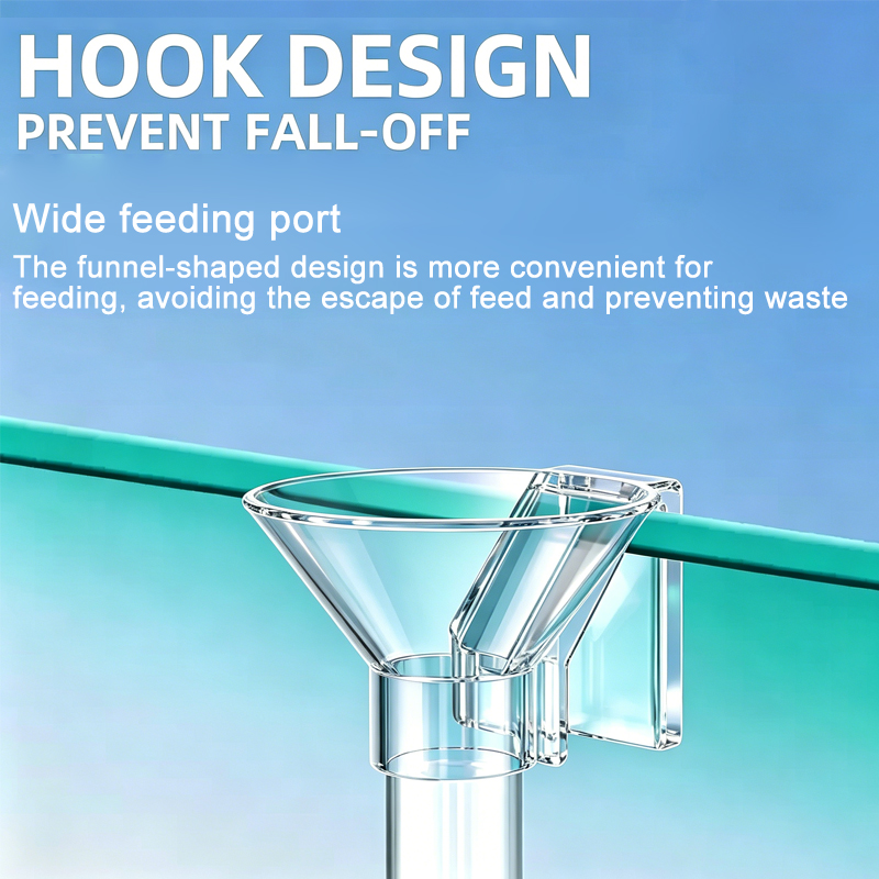 Acrylic Aquarium Fish Feeder T - Aquarium Fish Holiday Food ulasan dan harga