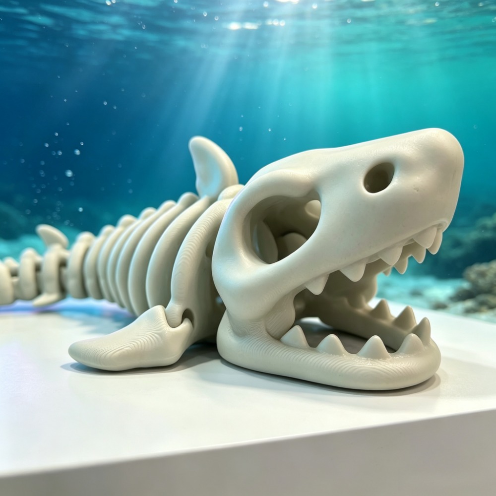 Shark Skeleton Aquarium Decor  - Aquarium Fish Quarantine ulasan dan harga