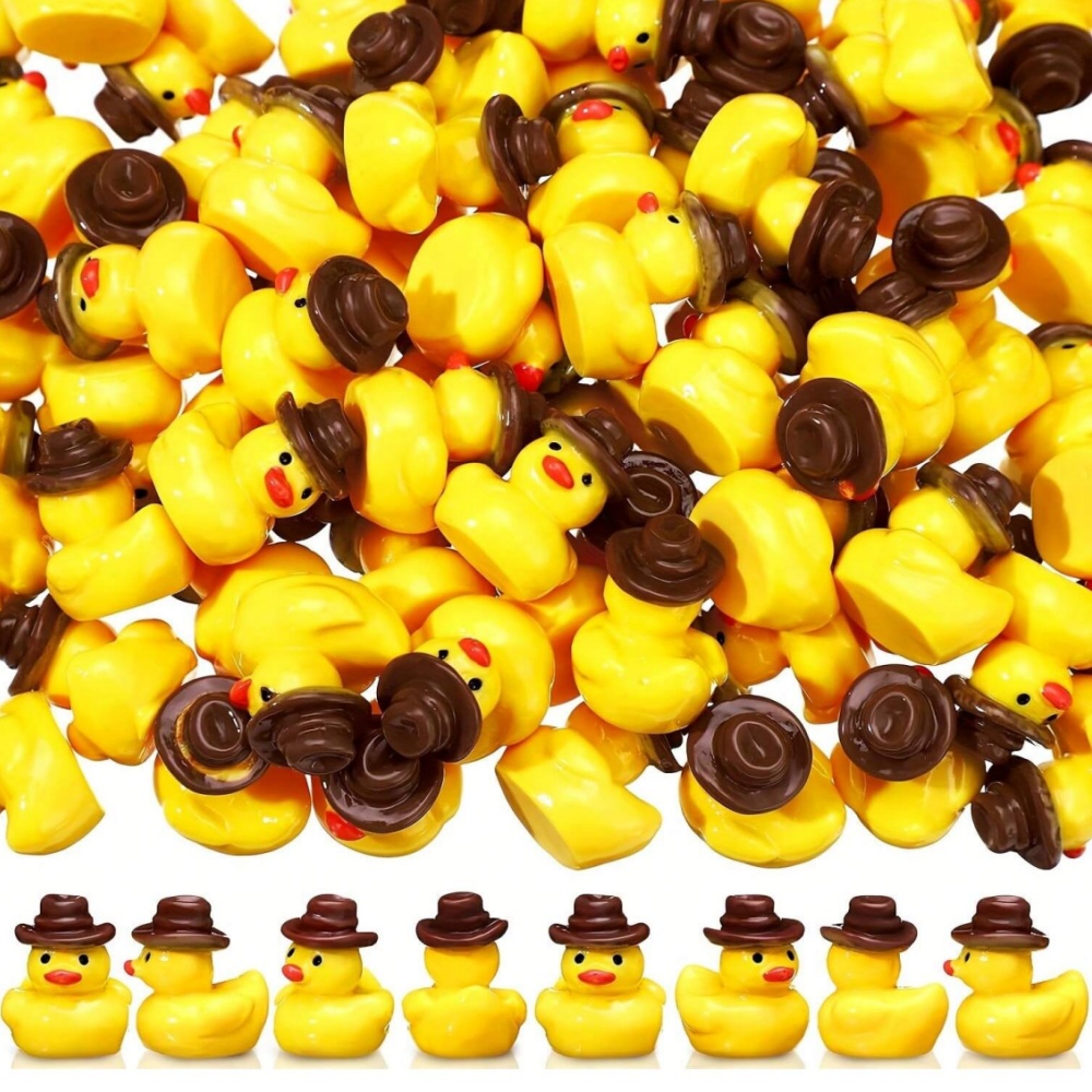 50Pcs Mini Resin Cowboy Ducks  - Aquarium Fish Small ulasan dan harga