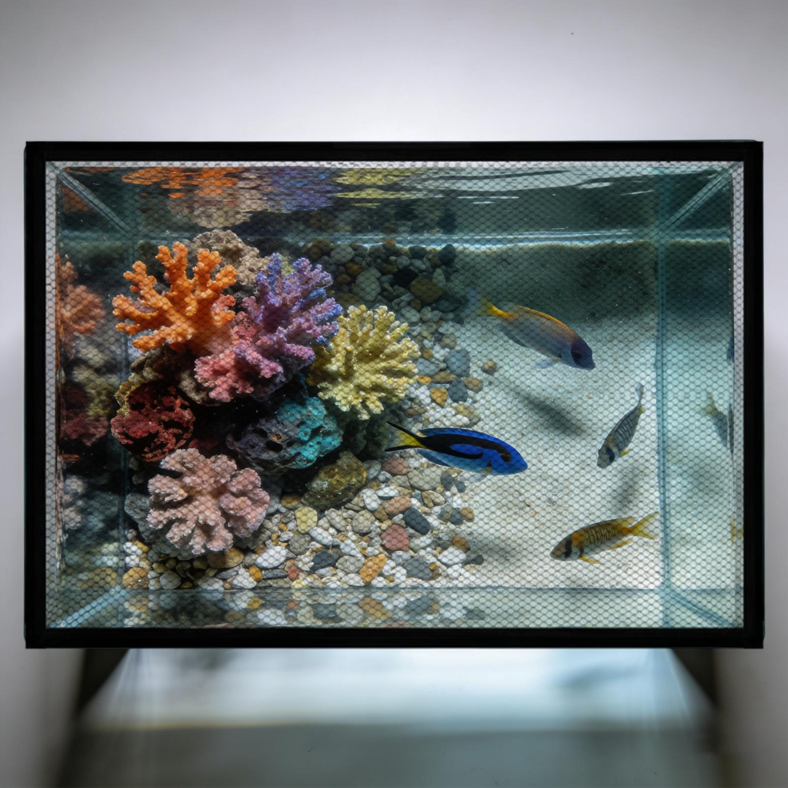 Anti Jumping Magnetic Clear DI - Aquarium Fish Jump Guard ulasan dan harga