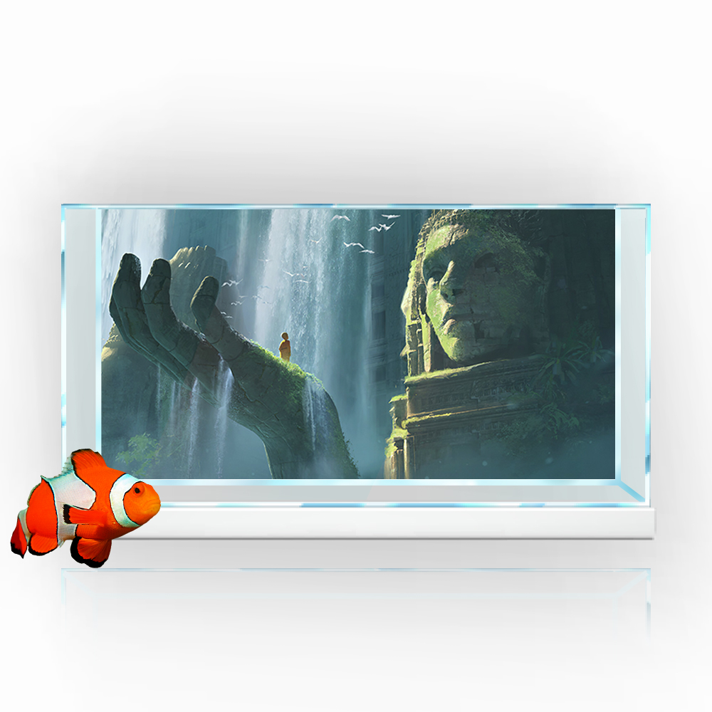 Fish Tank Background Sticker,  - Aquarium Fish Wallpaper ulasan dan harga