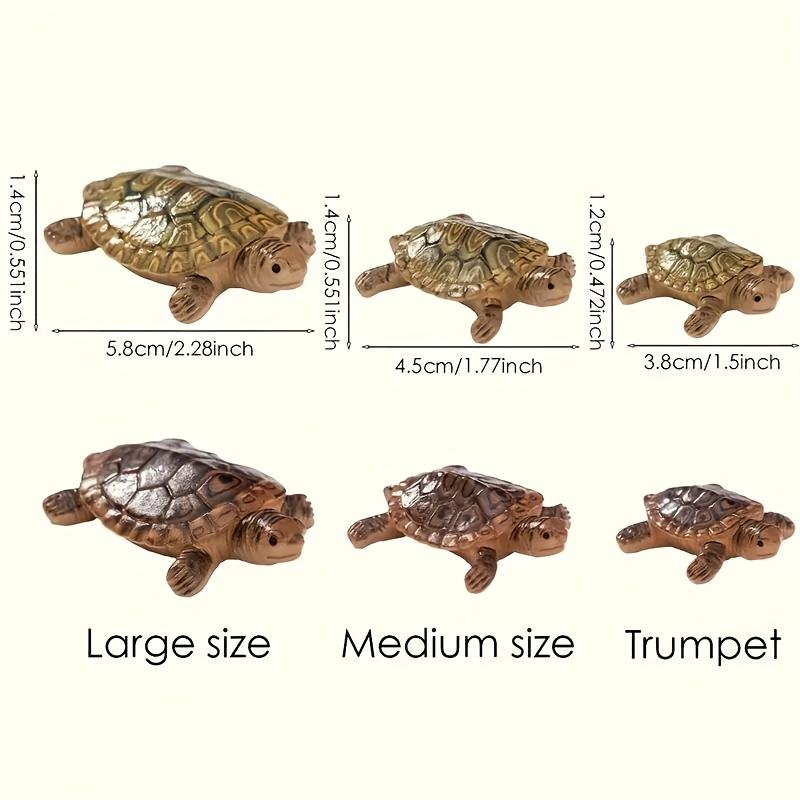 6 Mini Turtle Statues for Aqua - Aquarium Fish Small ulasan dan harga