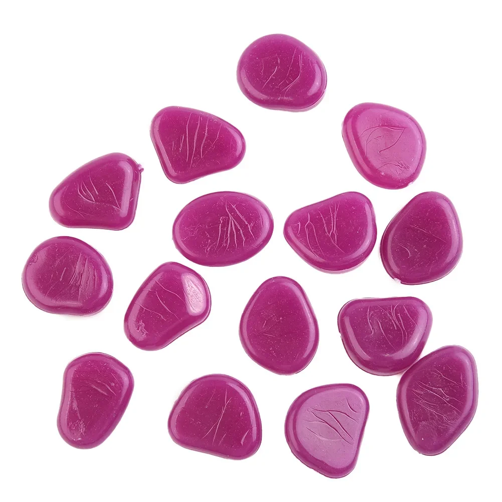 50PCS/Set Glow In The Dark Peb - Fish Aquarium Home ulasan dan harga