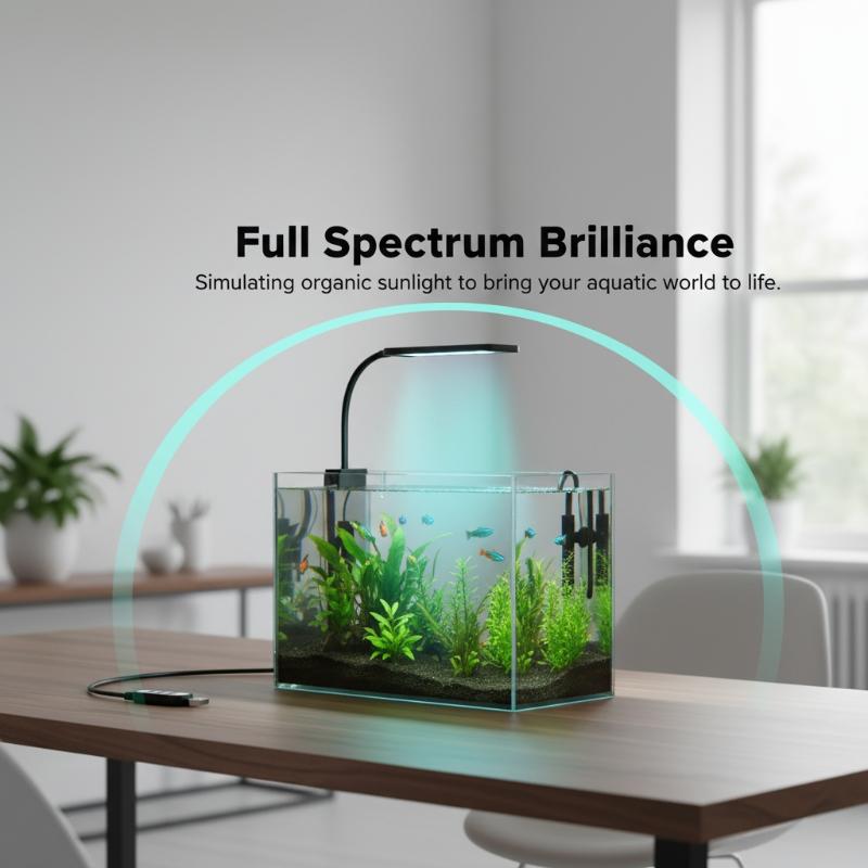 USB Aquarium Clip Light Flexib - Fish Aquarium Home ulasan dan harga