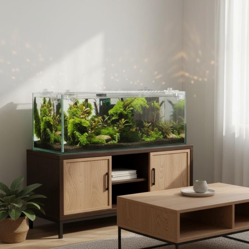 -1Pcs Fish Tank Net Anti Jumpi - Aquarium Fish Jump Guard ulasan dan harga