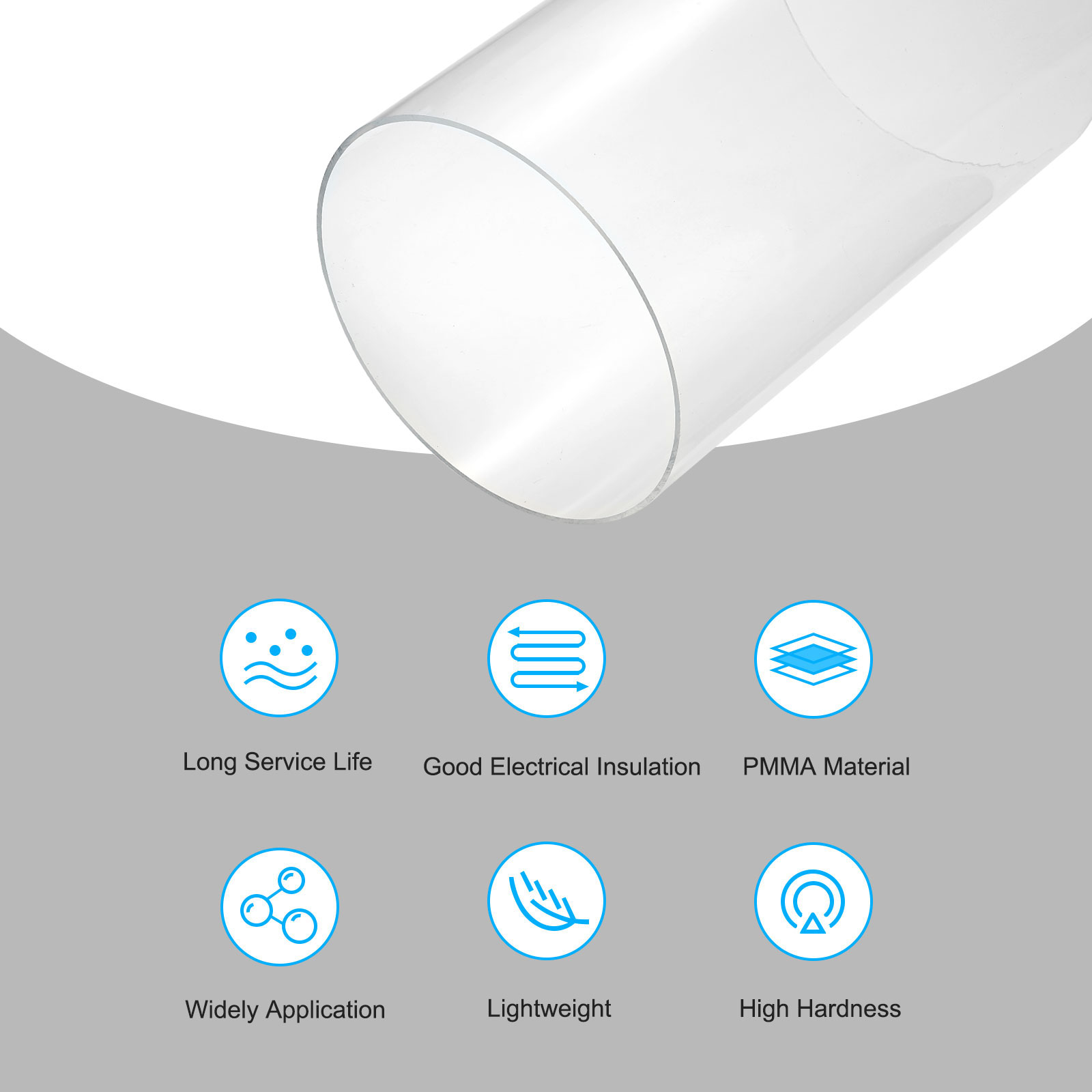 350mm Transparent Acrylic Aqua - Aquarium Fish Lamp ulasan dan harga