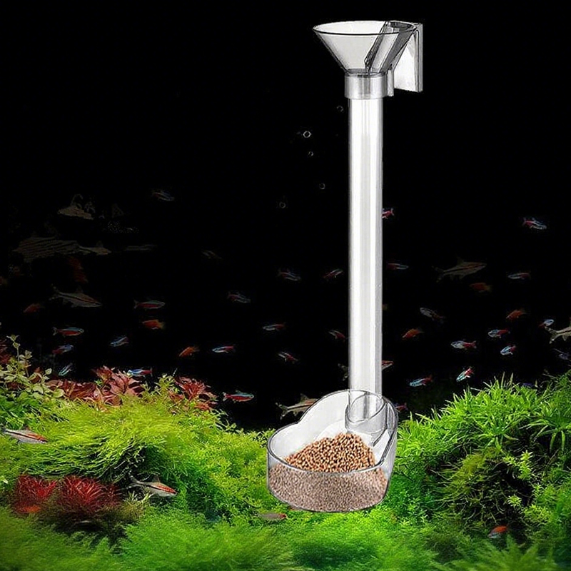 Acrylic Aquarium Fish Feeder T - Aquarium Fish Holiday Food ulasan dan harga