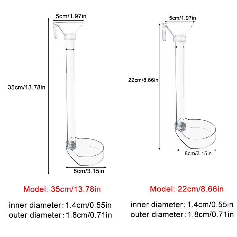 Acrylic Aquarium Fish Feeder T - Aquarium Fish Holiday Food ulasan dan harga