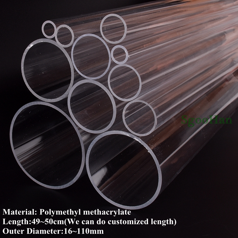 2pcs O.D 16~110mm Clear Plexig - Aquarium Fish Long ulasan dan harga