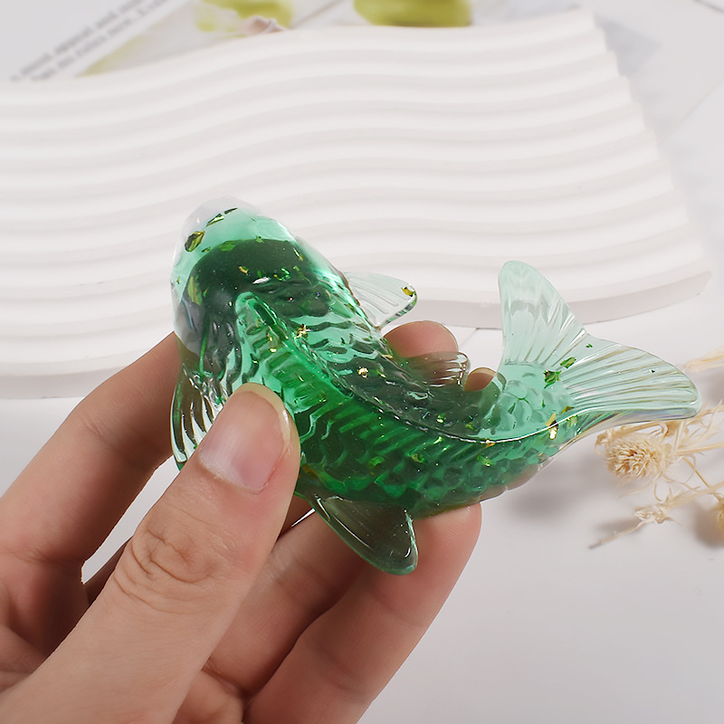3D Koi Fish Shaped Epoxy Resin - Fish Aquarium Home ulasan dan harga