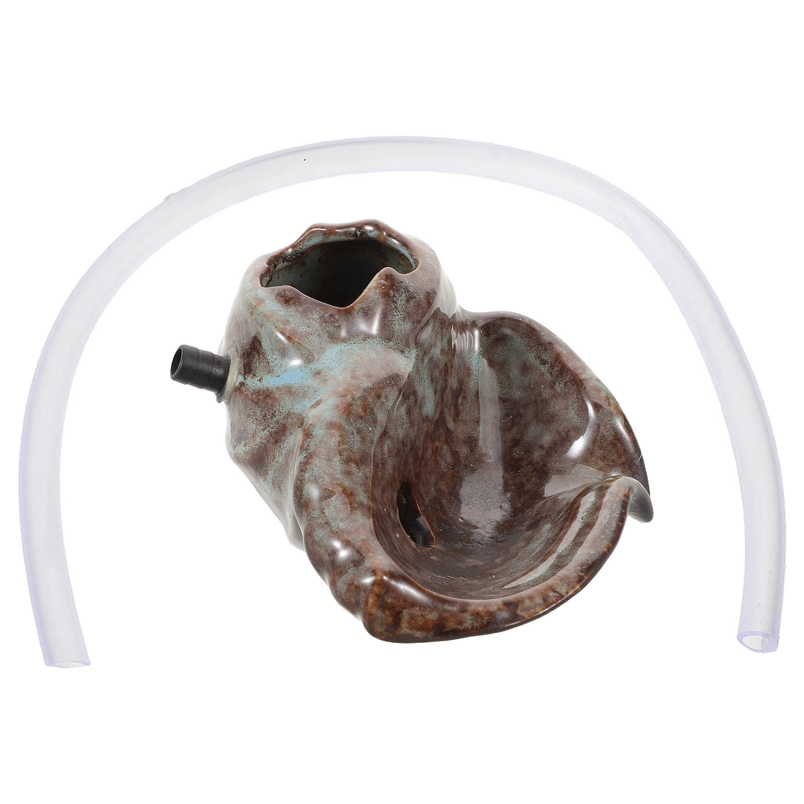 Ceramic Jar Fountain Waterfall - Fish Aquarium Home ulasan dan harga