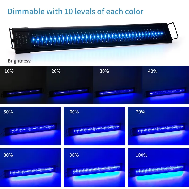 LED Programmable Aquarium Ligh - Aquarium Fish Lamp ulasan dan harga
