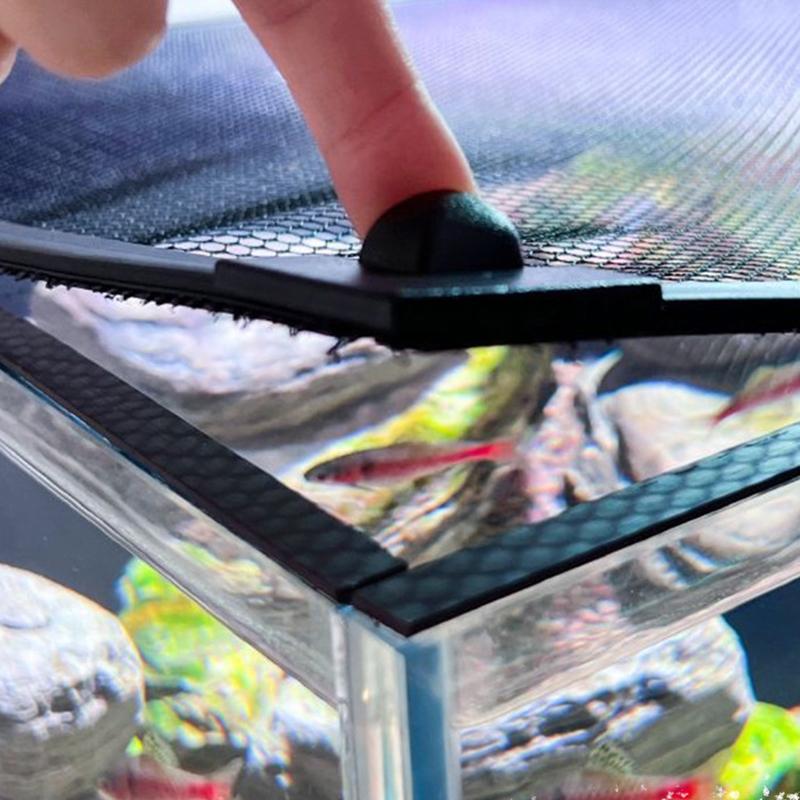 Magnetic Fish Tank Anti Jump M - Aquarium Fish Jump Guard ulasan dan harga