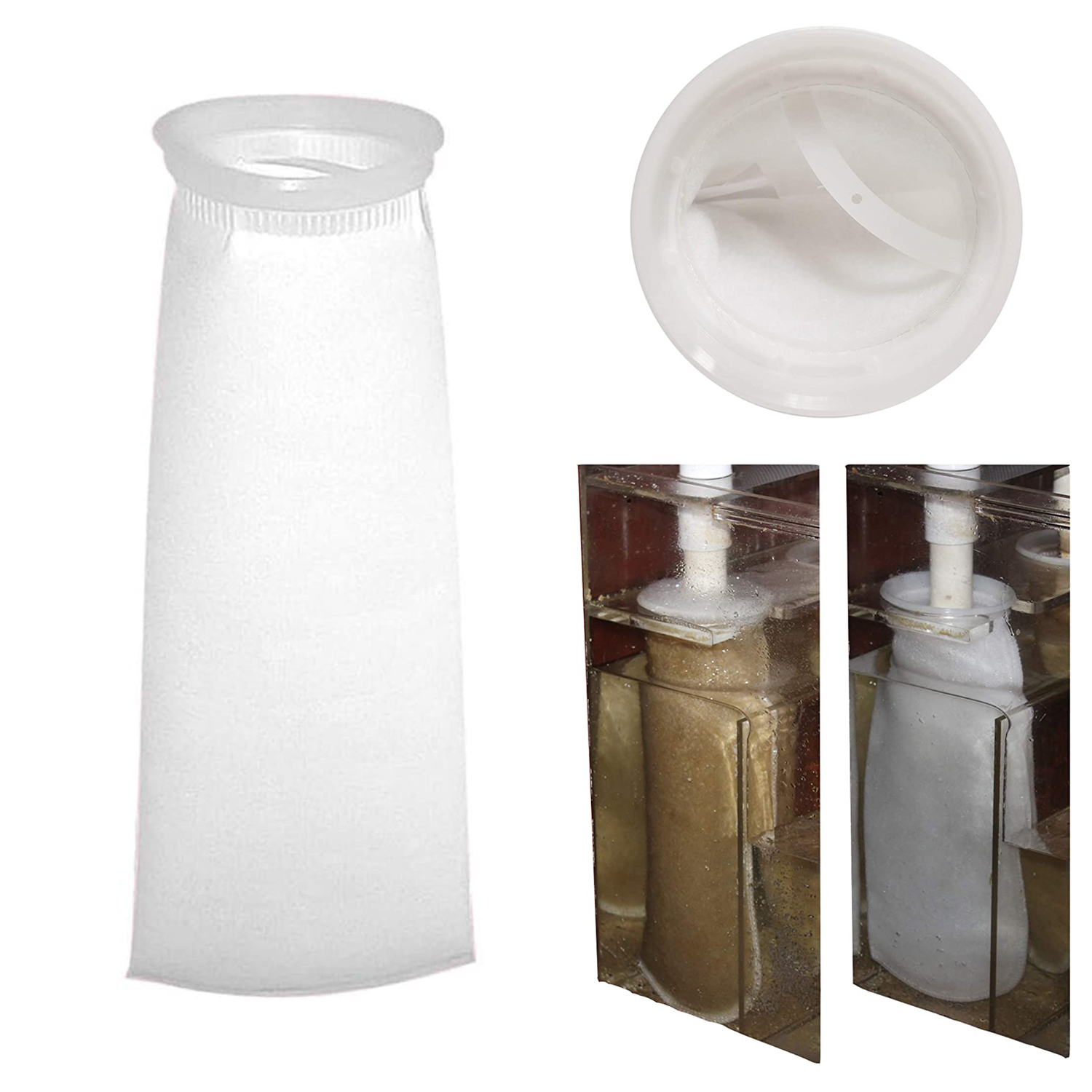 Aquarium Filter Socks Bags Fis - Aquarium Fish Long ulasan dan harga