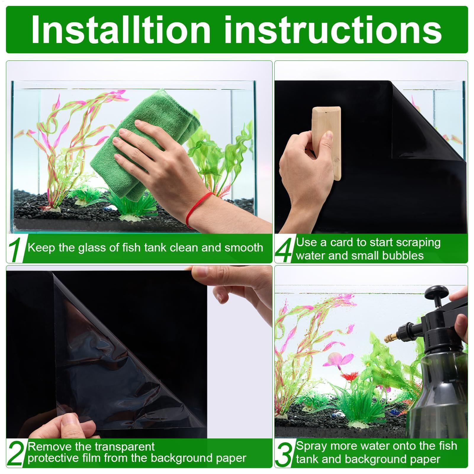 Fish Tank Background Static Cl - Aquarium Fish Wallpaper ulasan dan harga
