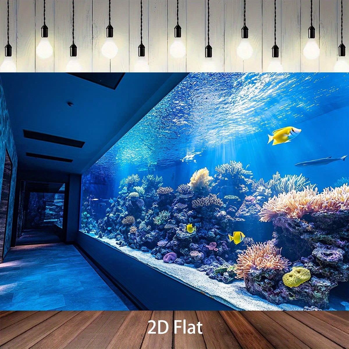 Vibrant Underwater Aquarium Ta - Fish Aquarium Home ulasan dan harga
