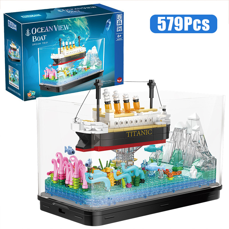 MOC Titanic Cruise Line Pirate - Aquarium Fish Keeping ulasan dan harga