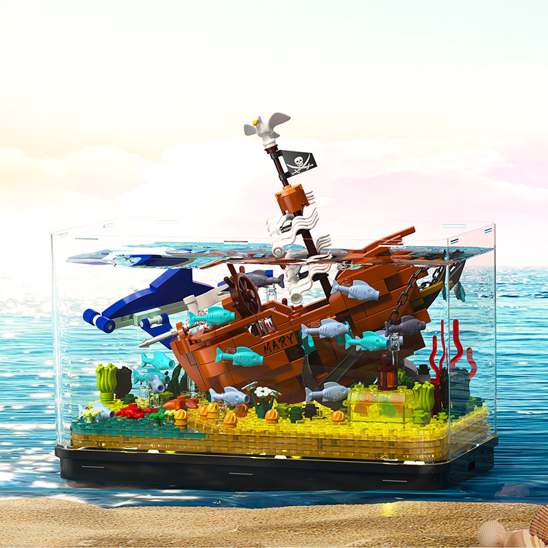 MOC Titanic Cruise Line Pirate - Aquarium Fish Keeping ulasan dan harga