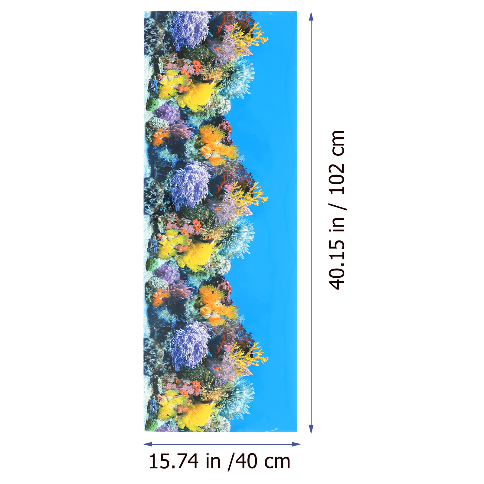 Thickened Fish Tank Background - Aquarium Fish Wallpaper ulasan dan harga