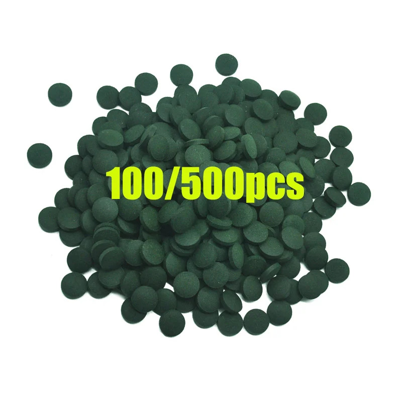 50/100/300/500pcs Spirulina Ta - Aquarium Fish Holiday Food ulasan dan harga