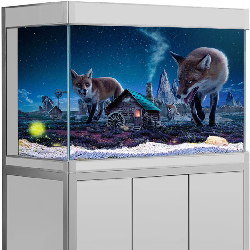 Aquarium Background Sticker My - Aquarium Fish Wallpaper ulasan dan harga