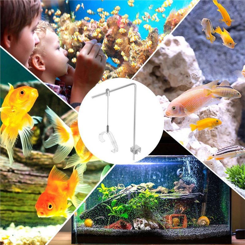 AB41-2Pcs Fish Tank Light Rack - Aquarium Fish Lamp ulasan dan harga