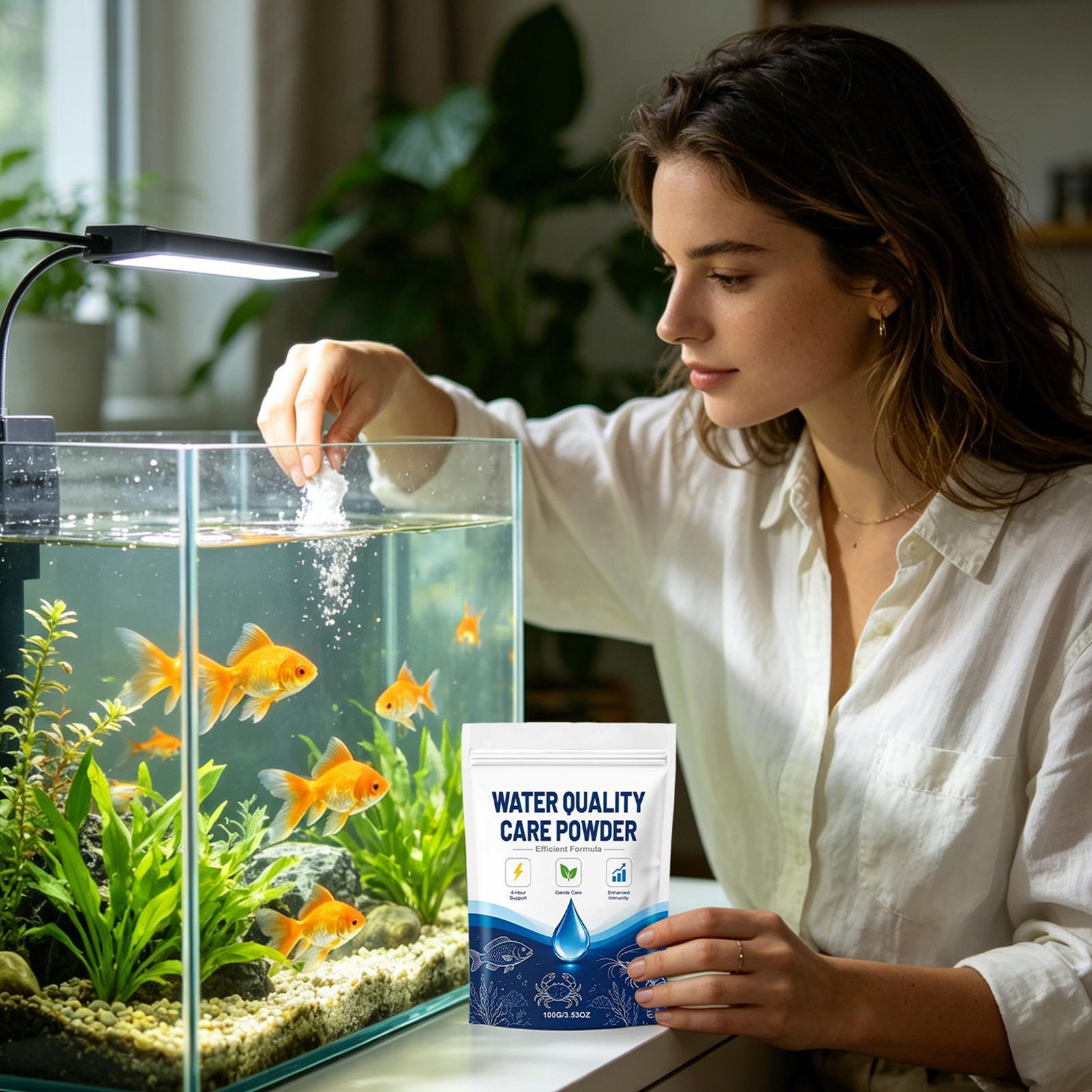 100g Aquarium Water Clarifier  - Aquarium Fish Long ulasan dan harga
