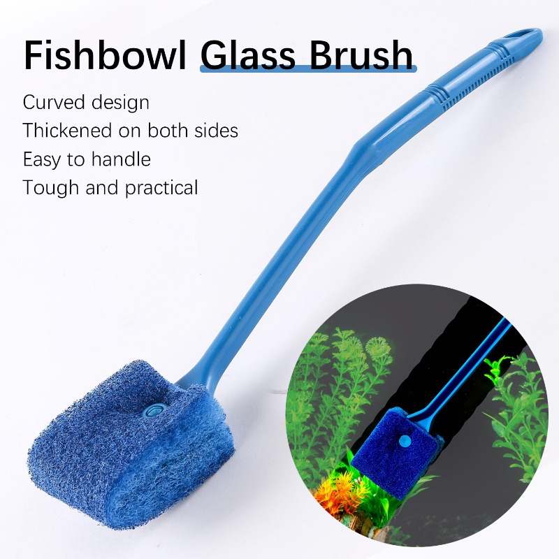 New Aquarium Algae Scraper Dou - Aquarium Fish Long ulasan dan harga