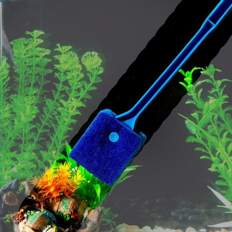 New Aquarium Algae Scraper Dou - Aquarium Fish Long ulasan dan harga