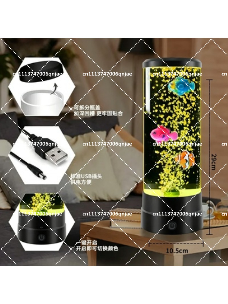 Simulation LED Electronic Fish - Aquarium Fish Lamp ulasan dan harga