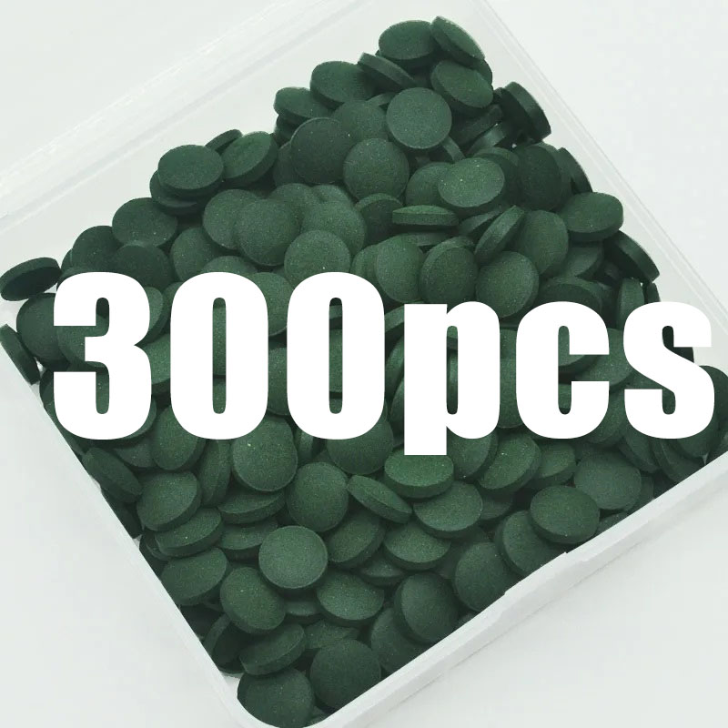 50-300Pcs High Purity Spirulin - Aquarium Fish Holiday Food ulasan dan harga