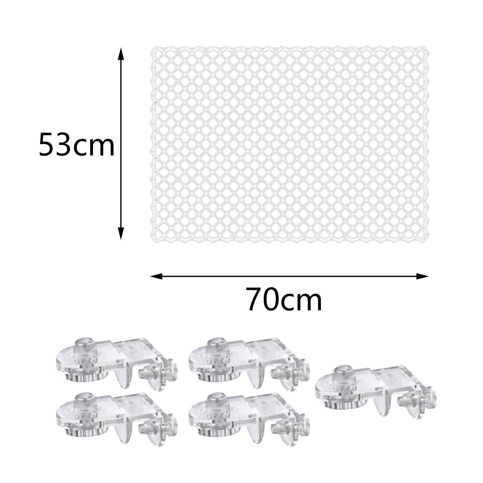 Transparent Mesh Fish Tank Scr - Tank Divider Mesh ulasan dan harga