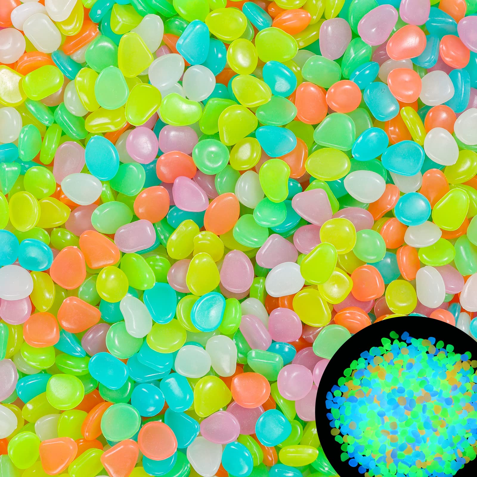 100Pcs Glow in the Dark Garden - Fish Aquarium Home ulasan dan harga