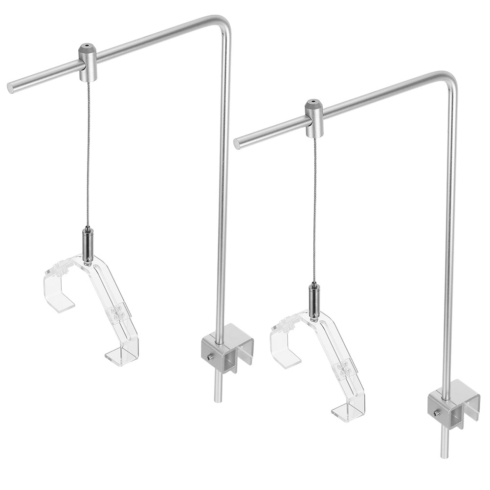 2pcs Aquarium Light Holder Wit - Aquarium Fish Lamp ulasan dan harga