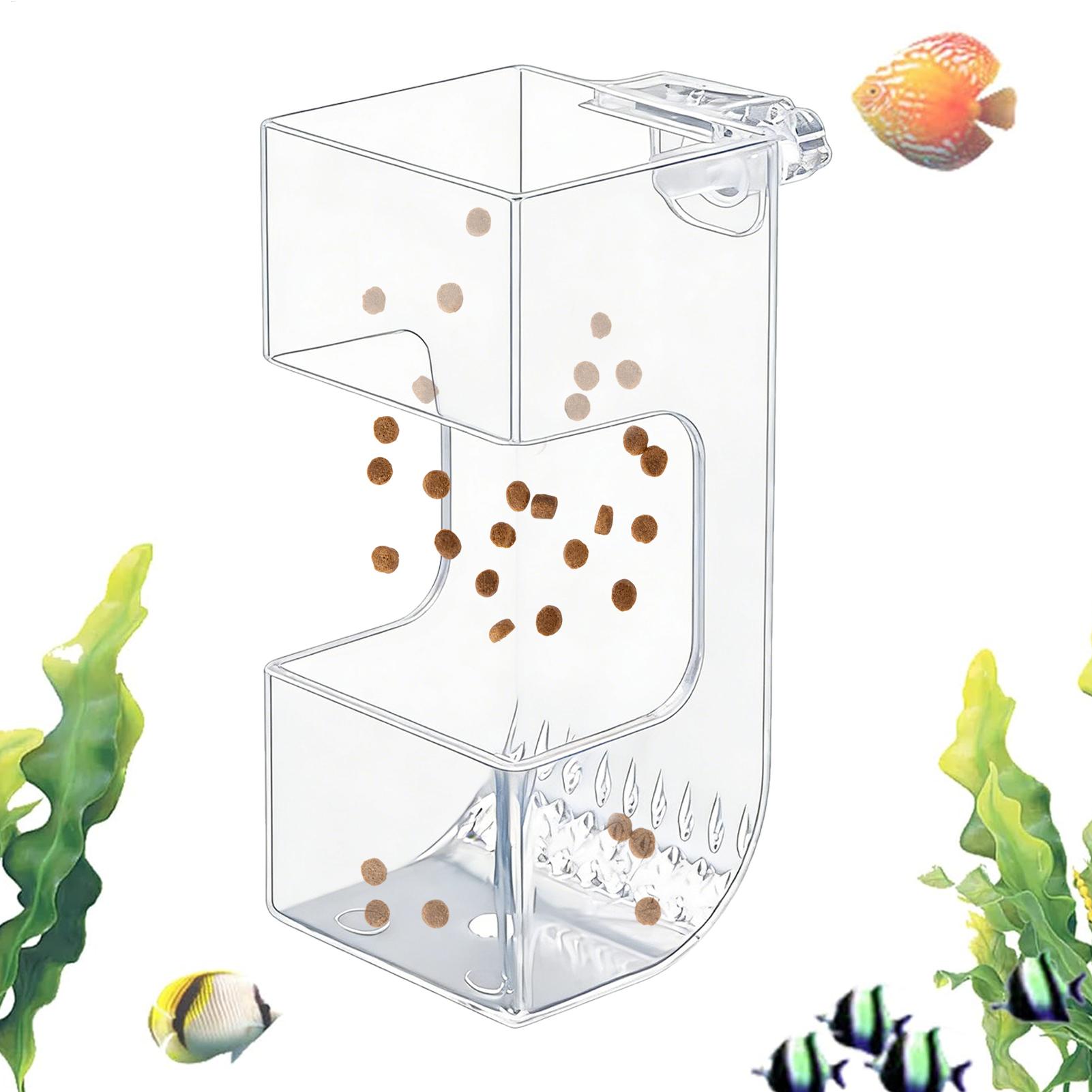 Aquarium Fish Feeder Box Trans - Aquarium Fish Holiday Food ulasan dan harga