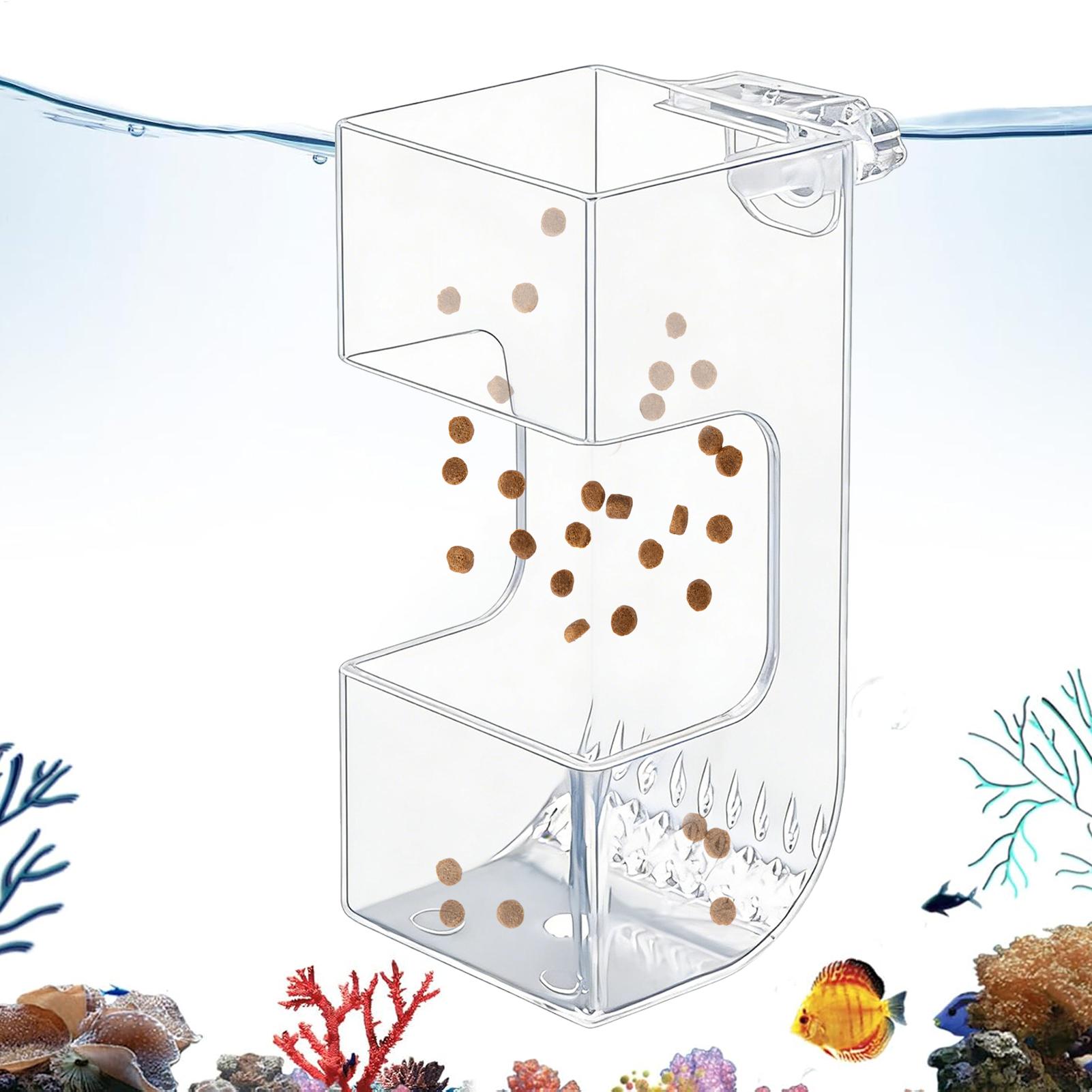 Aquarium Fish Feeder Box Trans - Aquarium Fish Holiday Food ulasan dan harga