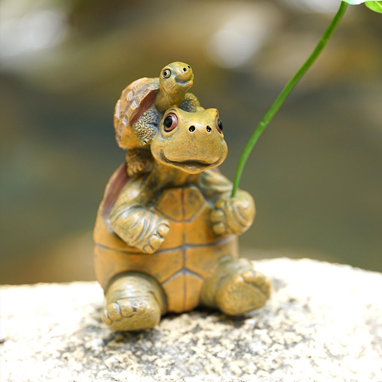 Turtle Figurine Fish Tank Deco - Fish Aquarium Home ulasan dan harga