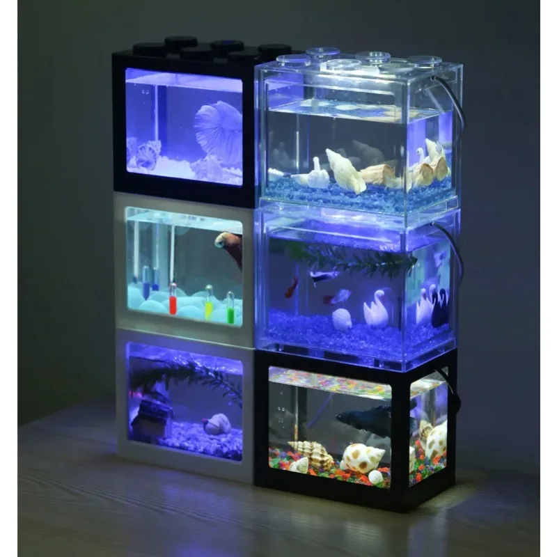 1L USB LED Desktop Mini Aquari - Aquarium Fish For Sale ulasan dan harga