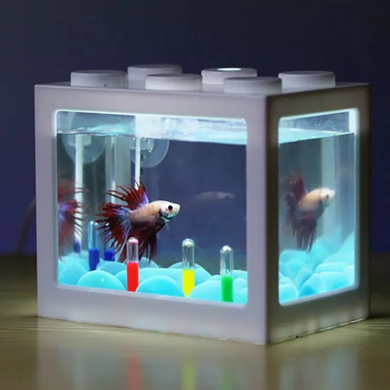1L USB LED Desktop Mini Aquari - Aquarium Fish For Sale ulasan dan harga