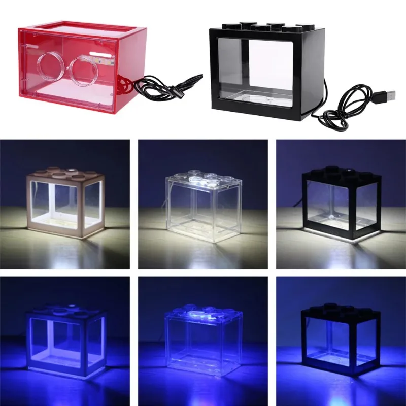 1L USB LED Desktop Mini Aquari - Aquarium Fish For Sale ulasan dan harga