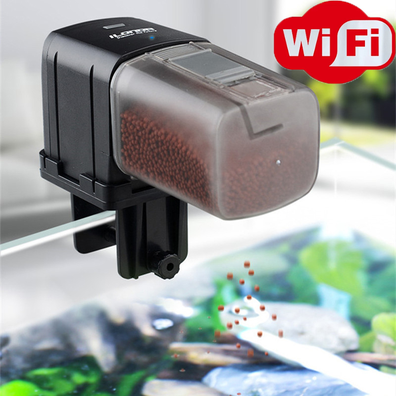 Smart WiFi Fish Feeder Remote  - Aquarium Fish Holiday Food ulasan dan harga