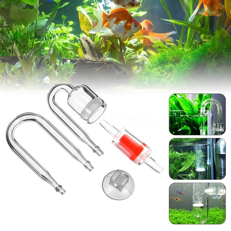 4pcs Set DIY CO2 Diffuser For  - Aquarium Fish Quarantine ulasan dan harga